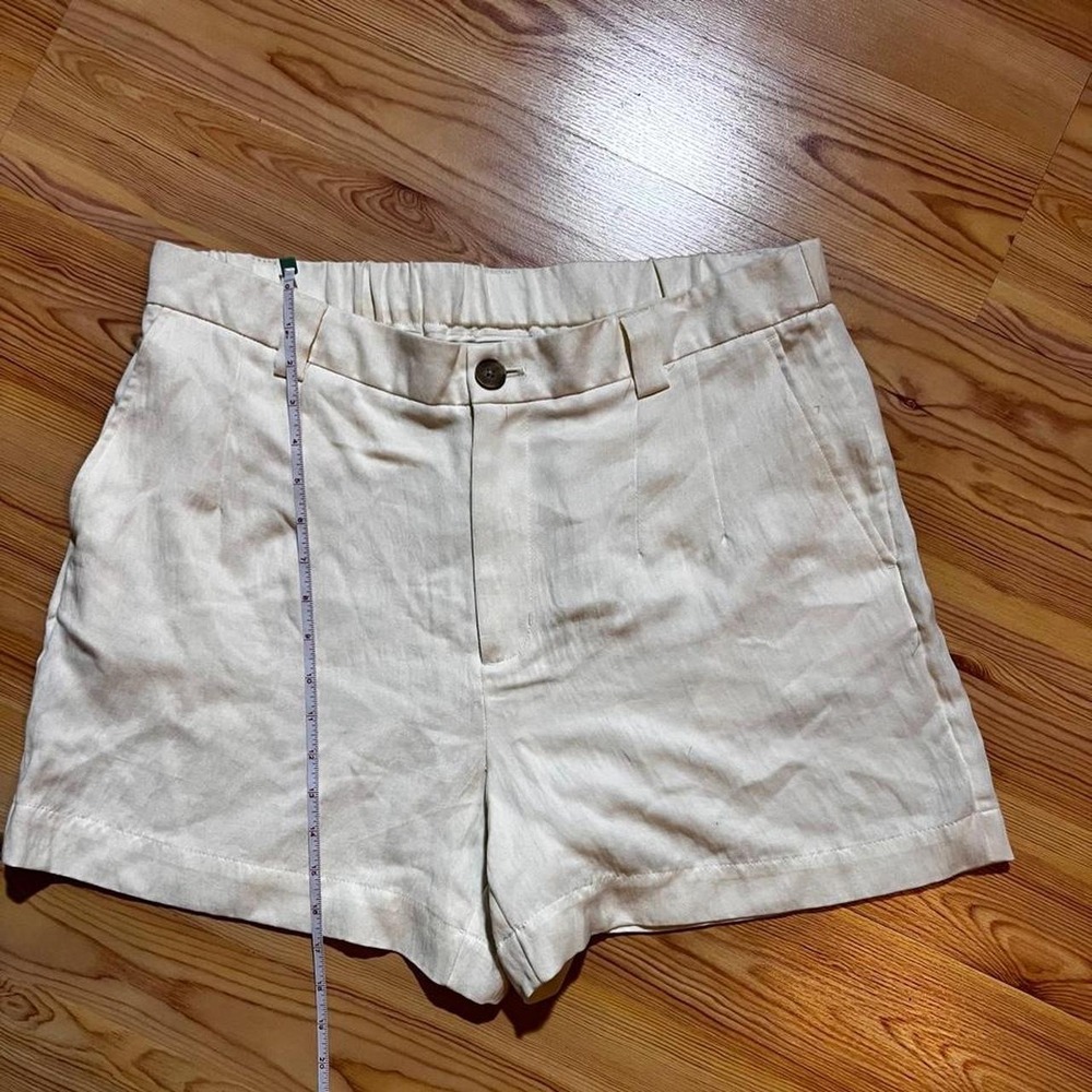 Cream Linen Shorts A New Day Women's 14
